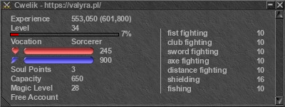 Signature for player Cwelik