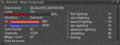 Signature for player Kinolek