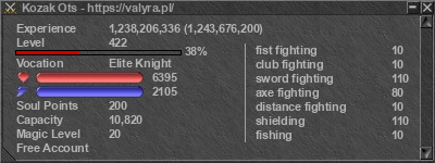 Signature for player Kozak Ots