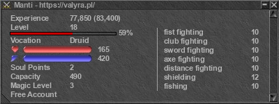 Signature for player Manti