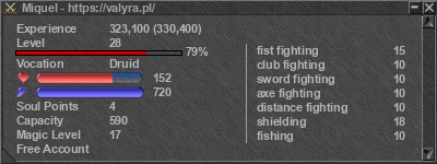 Signature for player Miquel