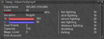 Signature for player Swag