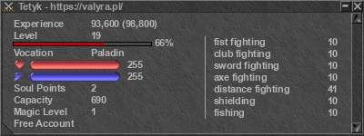 Signature for player Tetyk