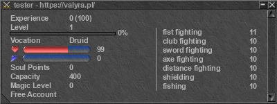 Signature for player tester